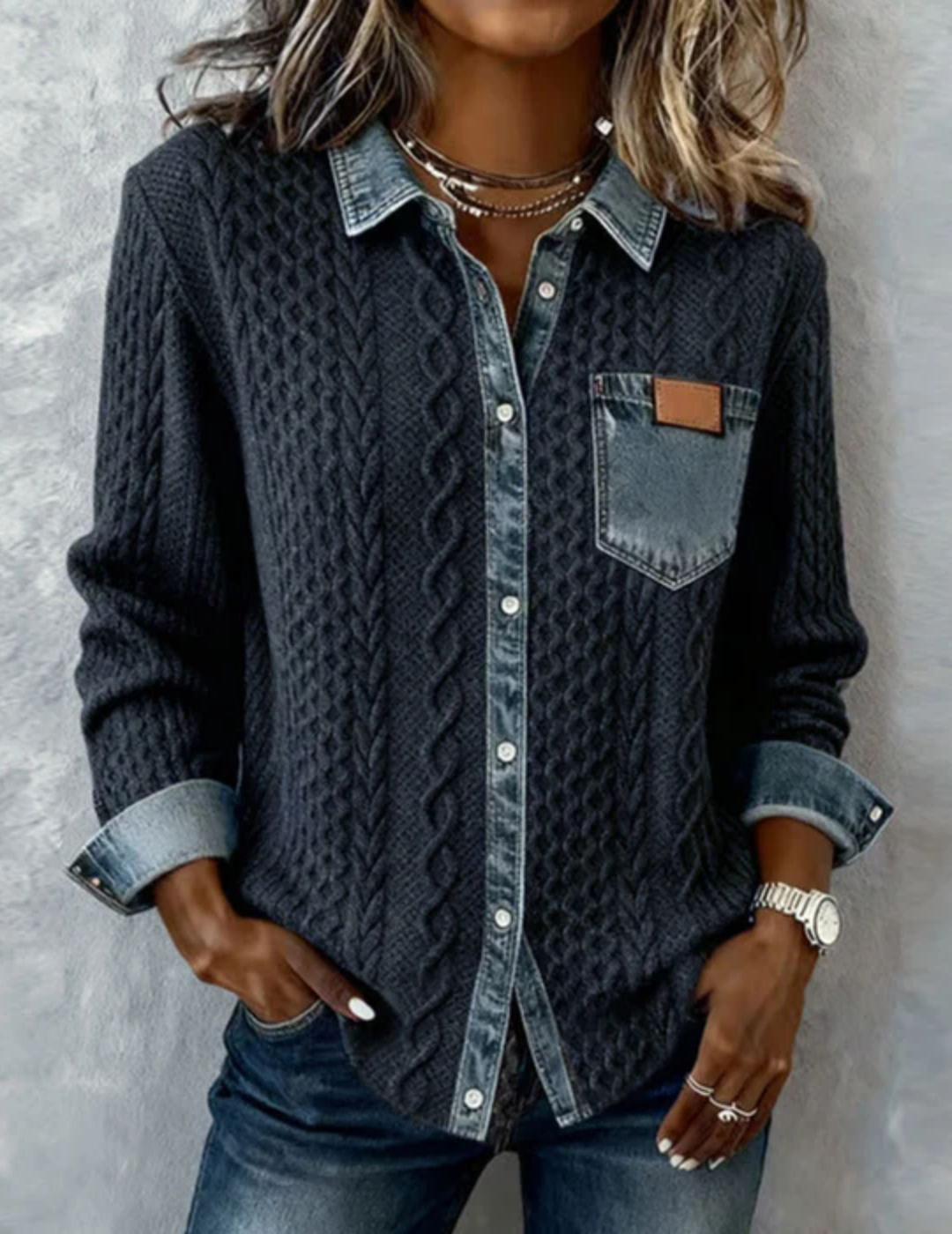 Daniela™ - Camisa de manga larga