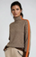 Susana - Jersey de cuello alto con rayas en contraste