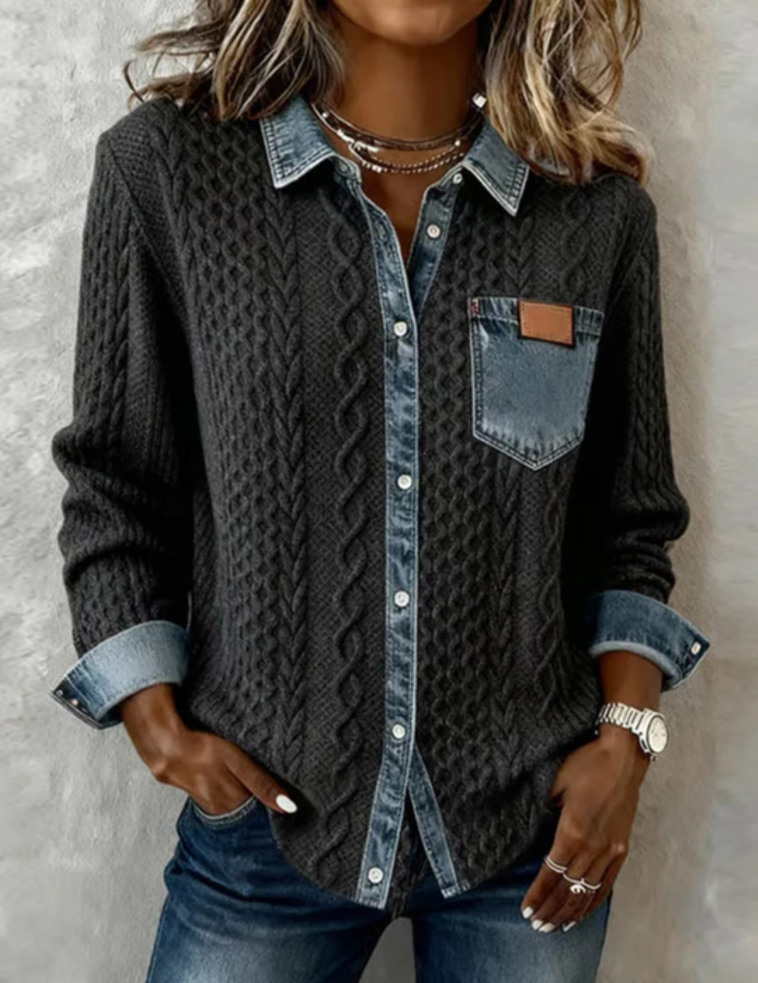 Daniela™ - Camisa de manga larga
