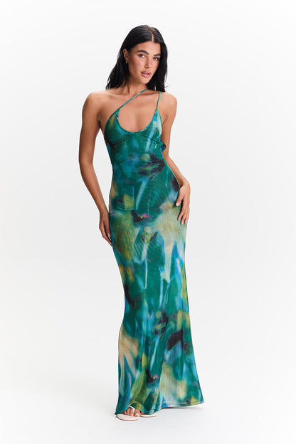 Vera | Vestido Maxi Versátil Verde