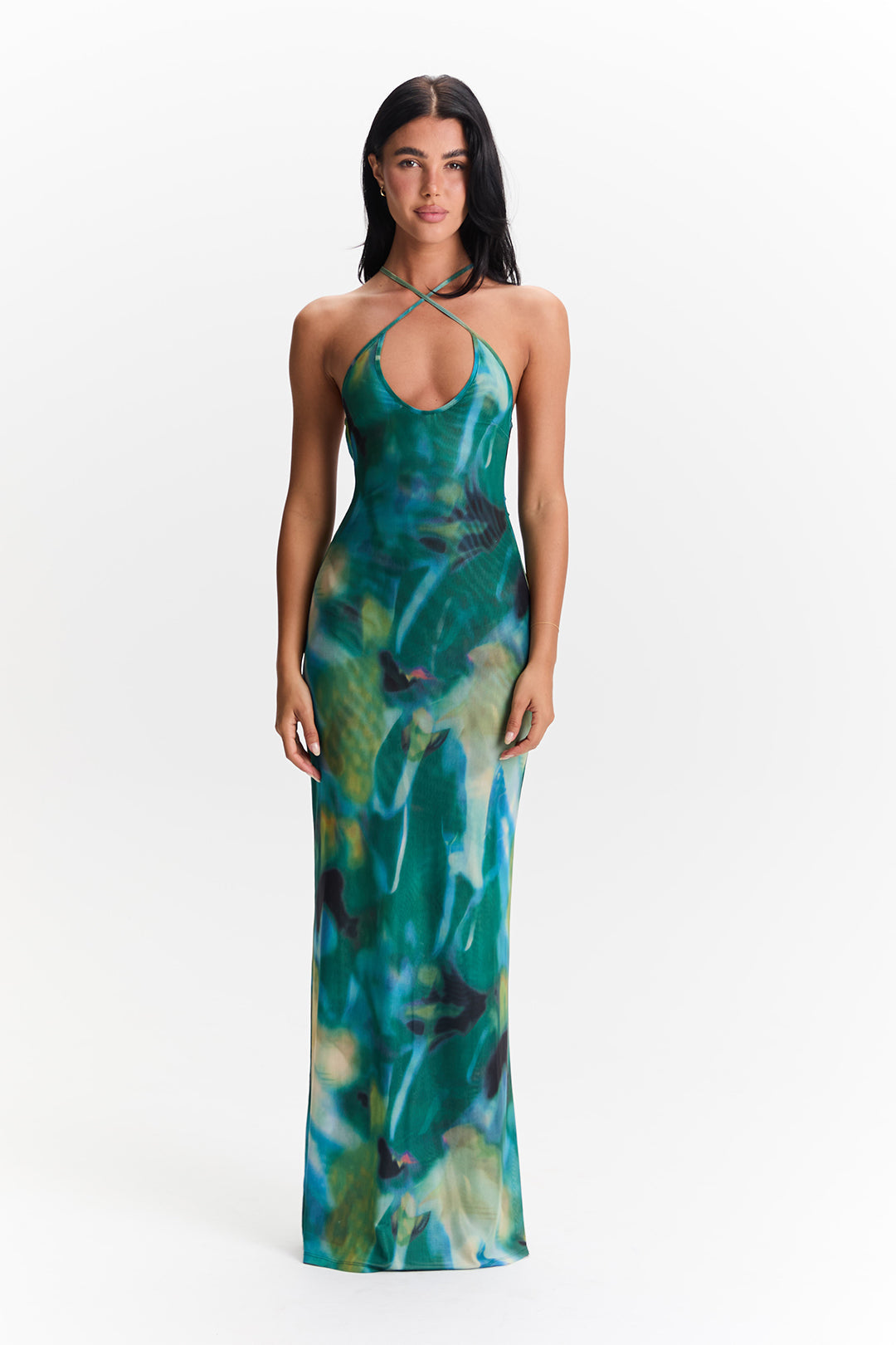 Vera | Vestido Maxi Versátil Verde