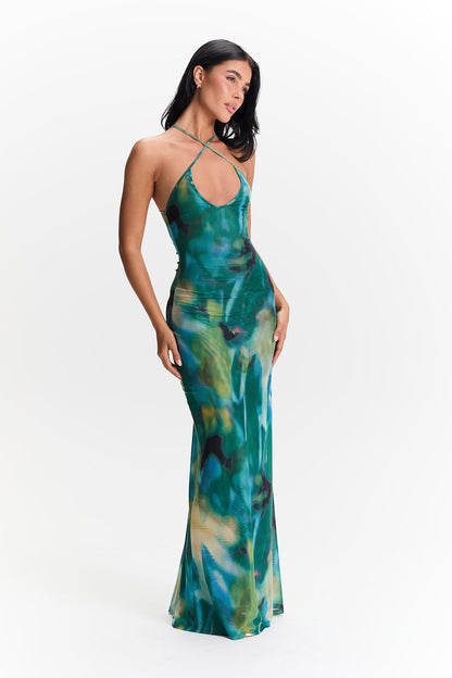 Vera | Vestido Maxi Versátil Verde