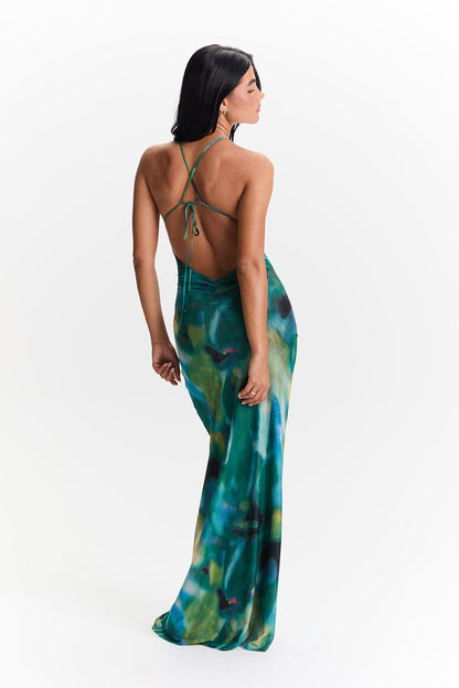 Vera | Vestido Maxi Versátil Verde