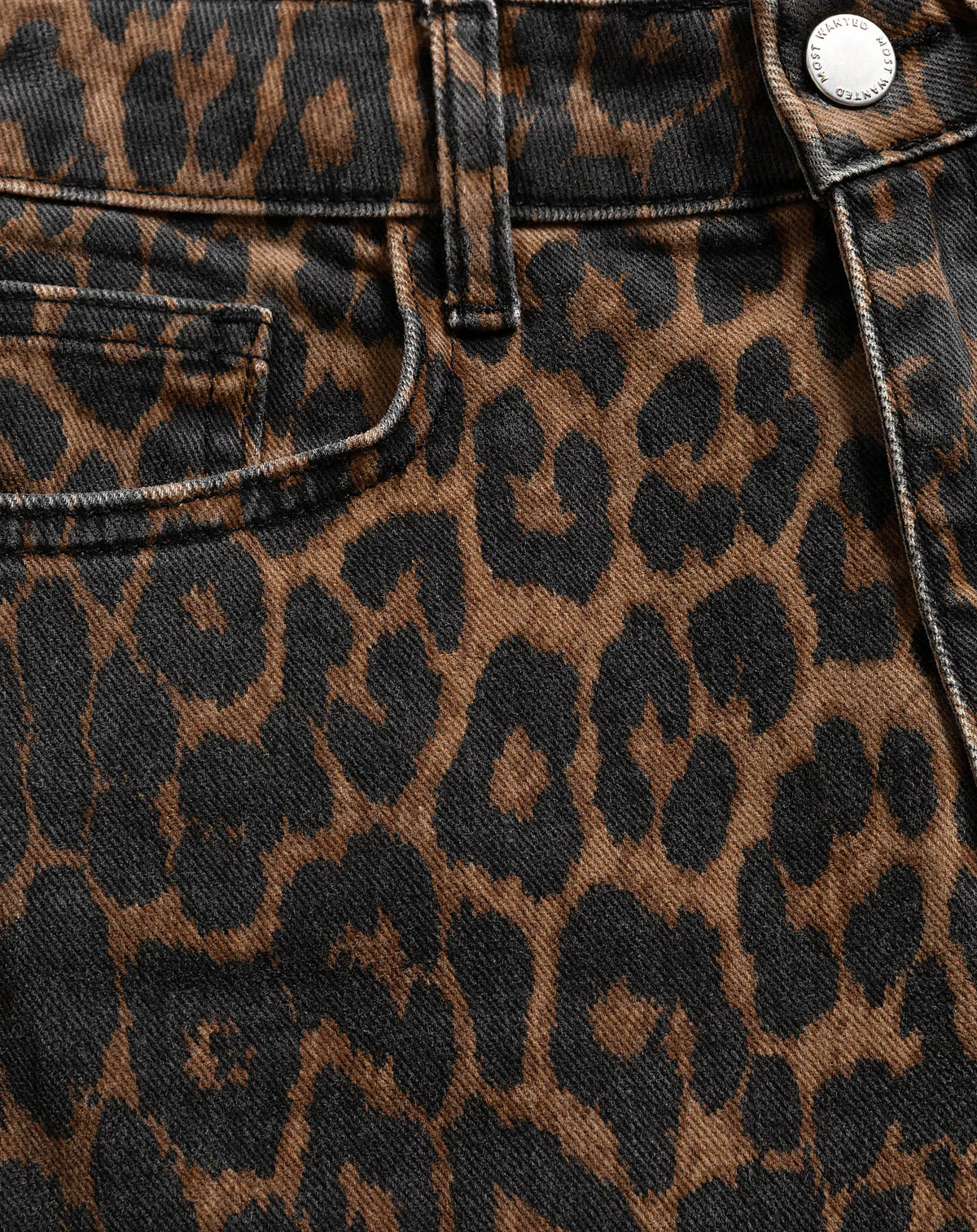 Sara | Vaqueros Leopardo de Tiro Alto