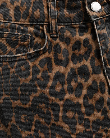 Sara | Vaqueros Leopardo de Tiro Alto