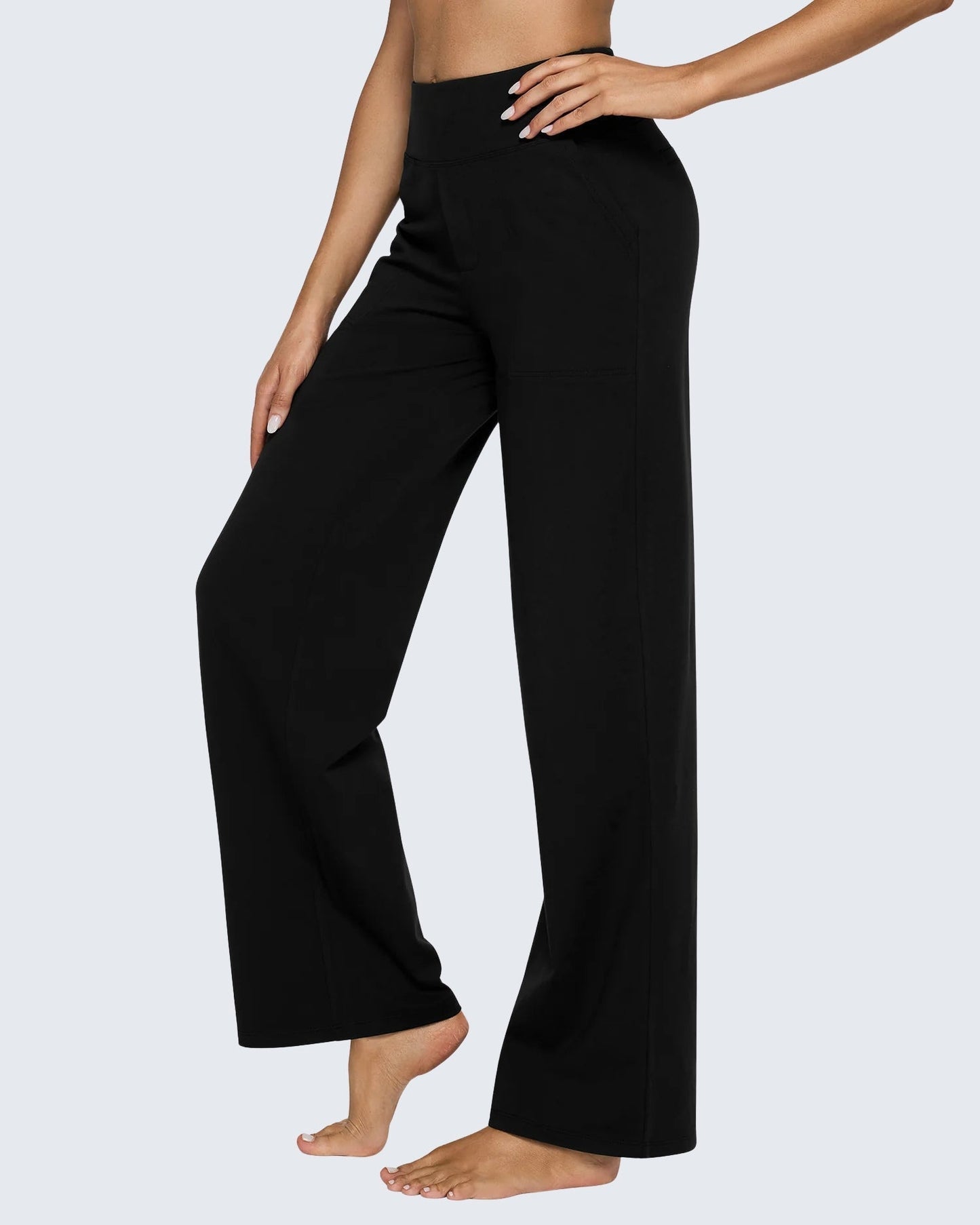 Casual Flex Nero ™ | Pantalón de Pierna Ancha