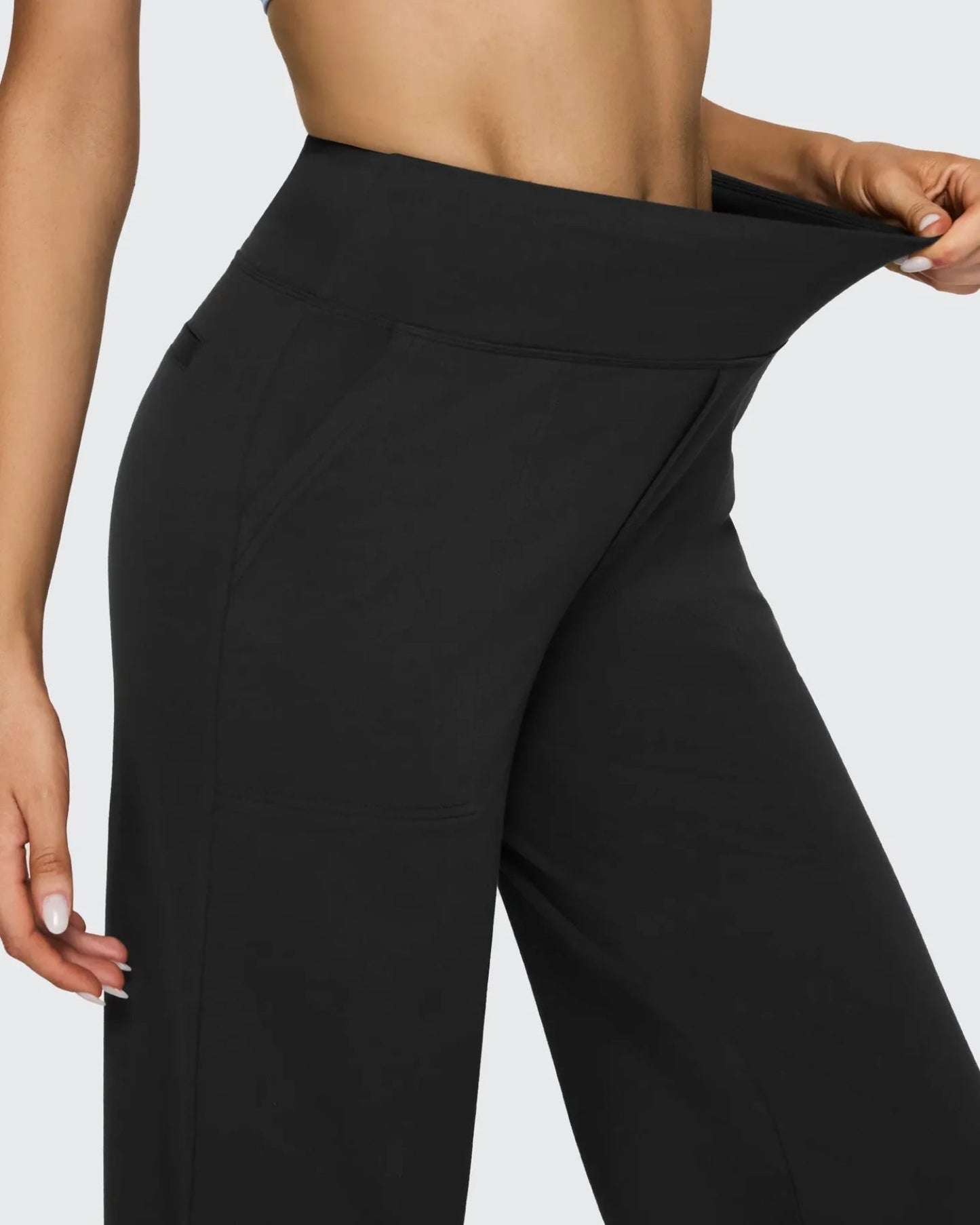 Casual Flex Nero ™ | Pantalón de Pierna Ancha
