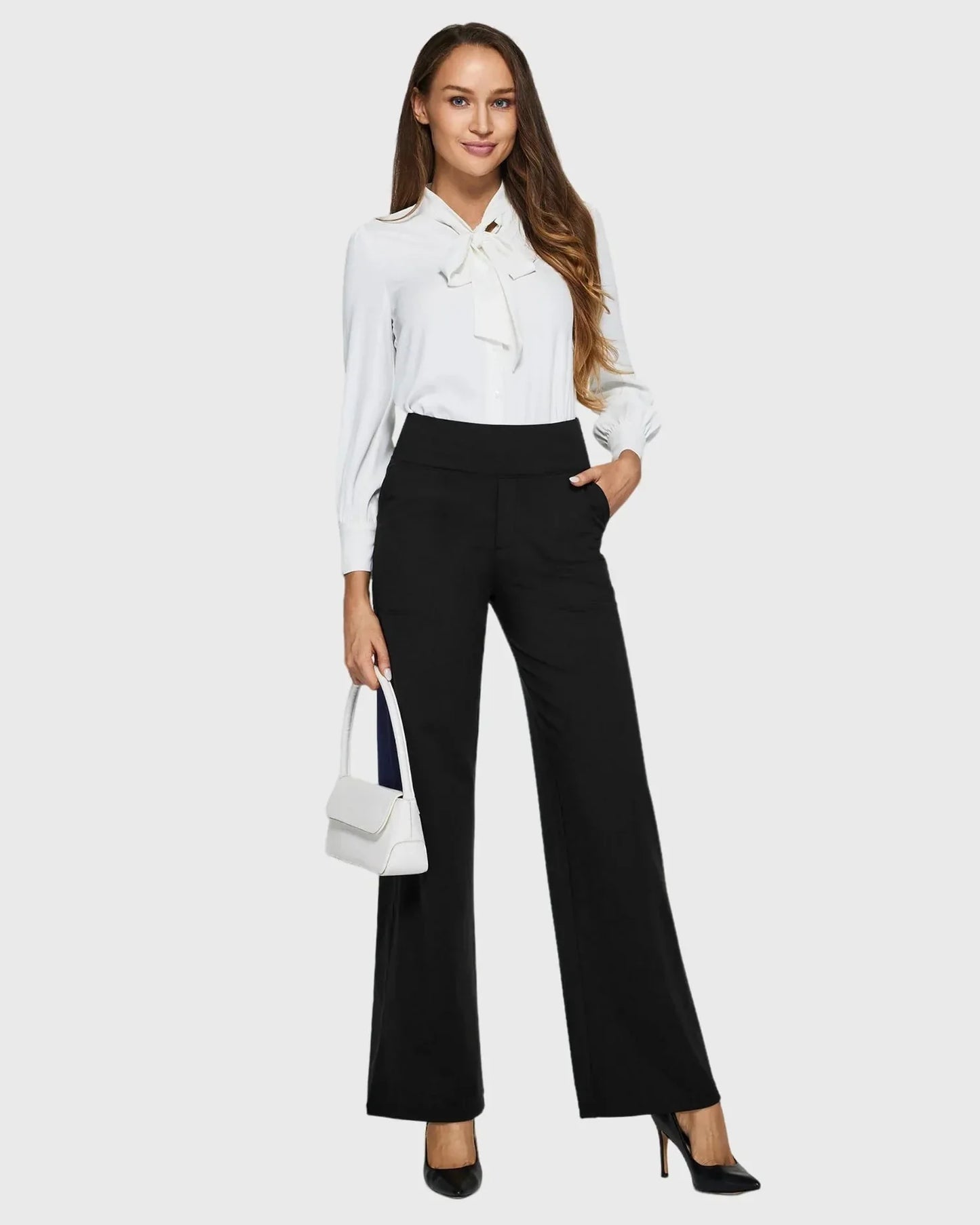 Casual Flex Nero ™ | Pantalón de Pierna Ancha